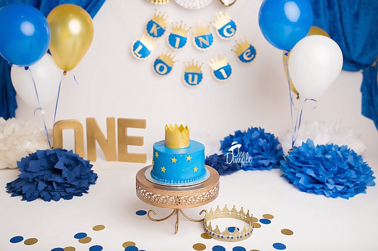 Dallas Fort Worth Cake Smash Photographer King Cake Smash