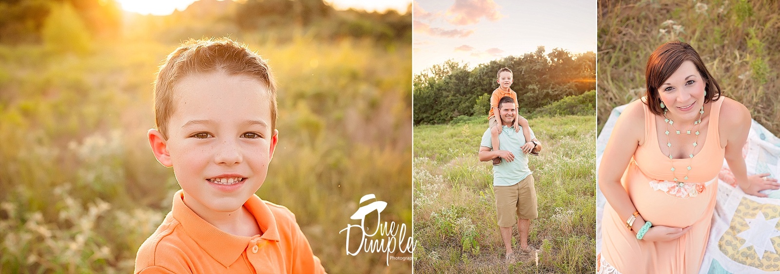 Sunset family wooded session