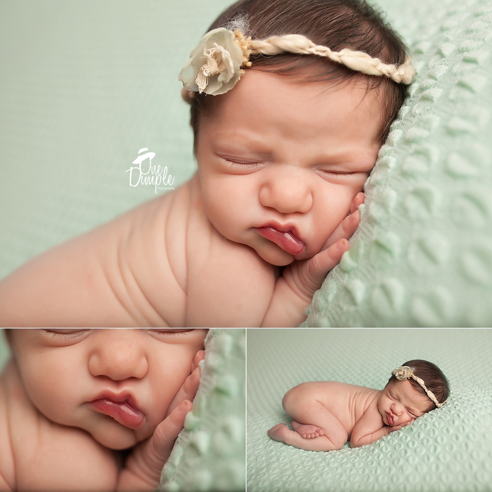 squishy newborn baby lips