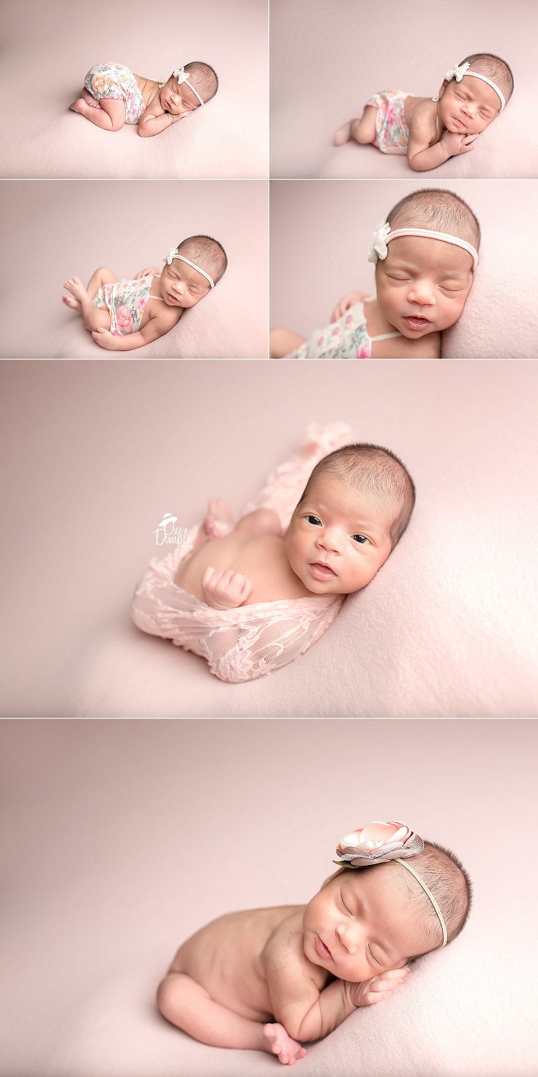 DFW In-Home posed newborn baby girl
