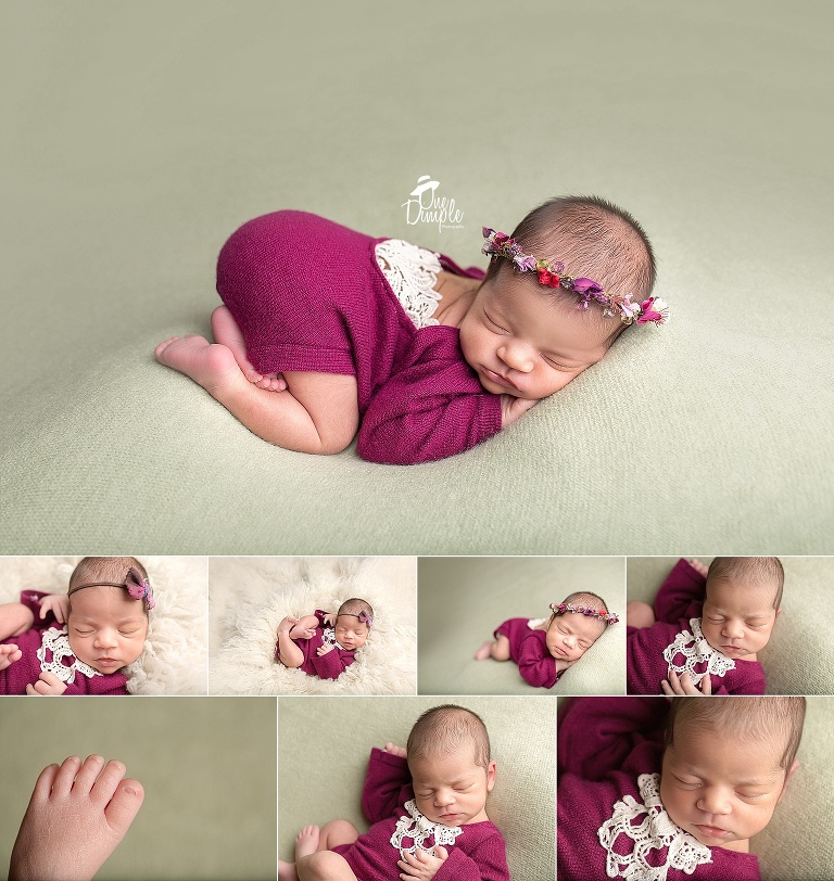 In-Home Newborn Session Posed DFW