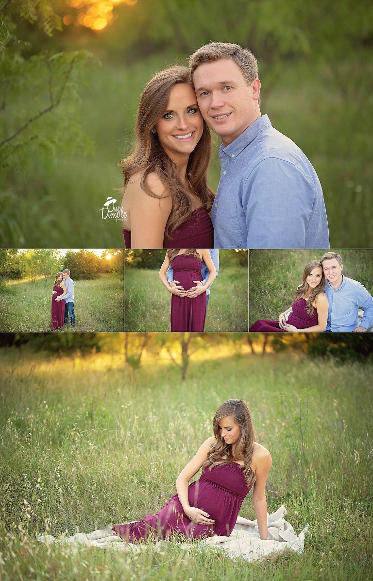 Outdoor Maternity Session in Southlake, TX