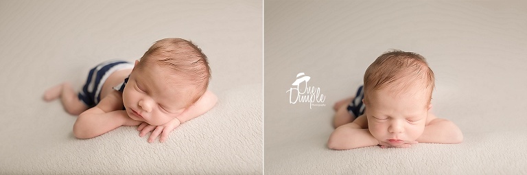 DFW In-home newborn posed photography 