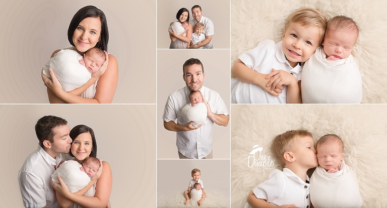DFW In-home newborn family photography 
