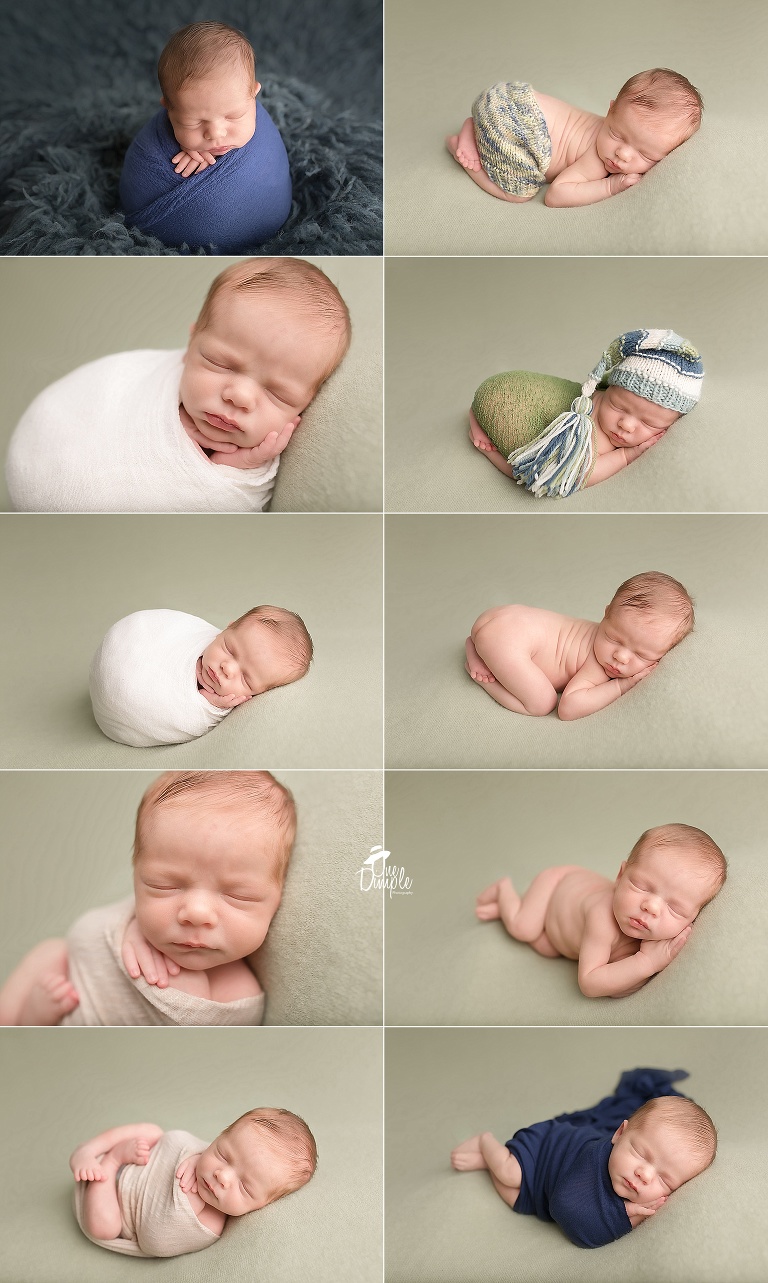 DFW In-home newborn posed photography 