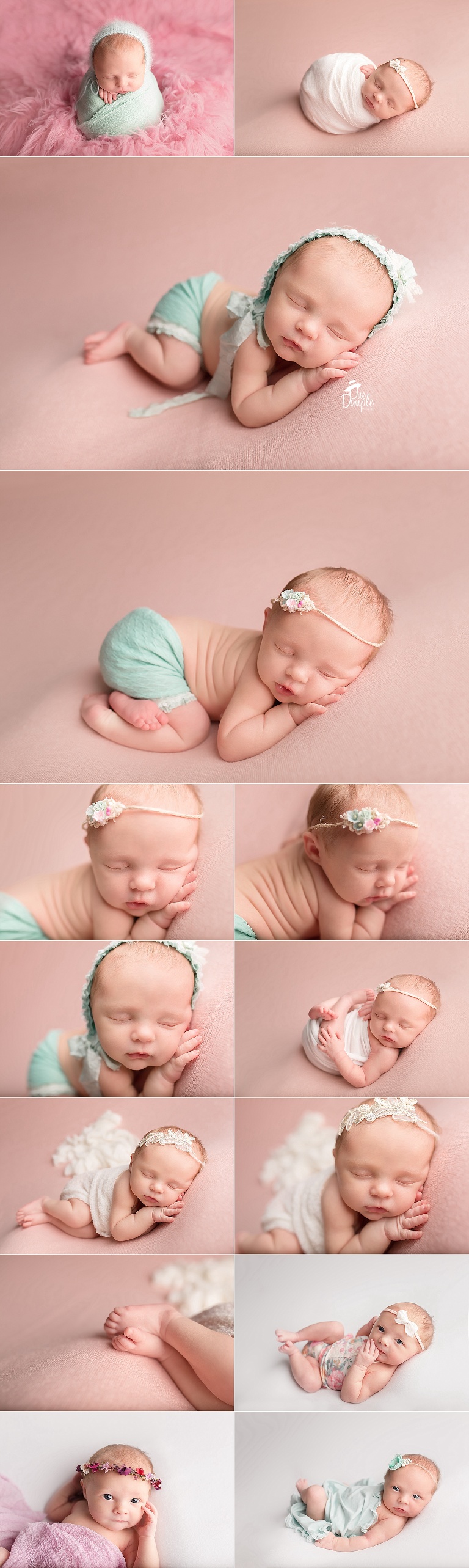 DFW in-home posed newborn session
