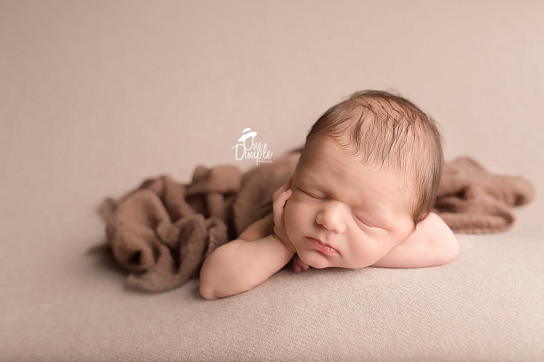 Southlake, TX in-home posed newborn session