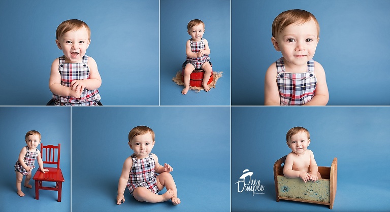 One Dimple Photography Dallas cake smash photographer capturing little boys turning one 