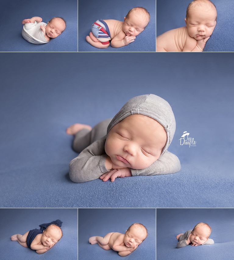 One Dimple Photography DFW In-Home Newborn Photographer Newborn posed newborn baby boy